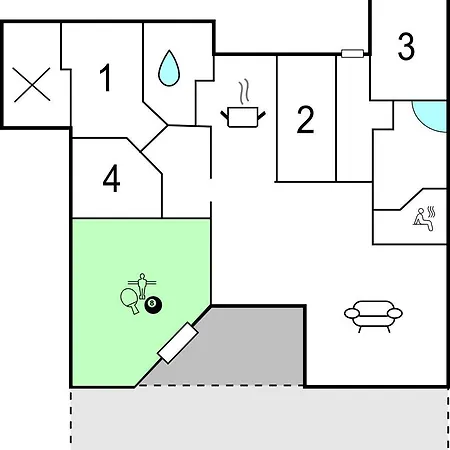 4 Bedroom Cozy In Vaeggerlose